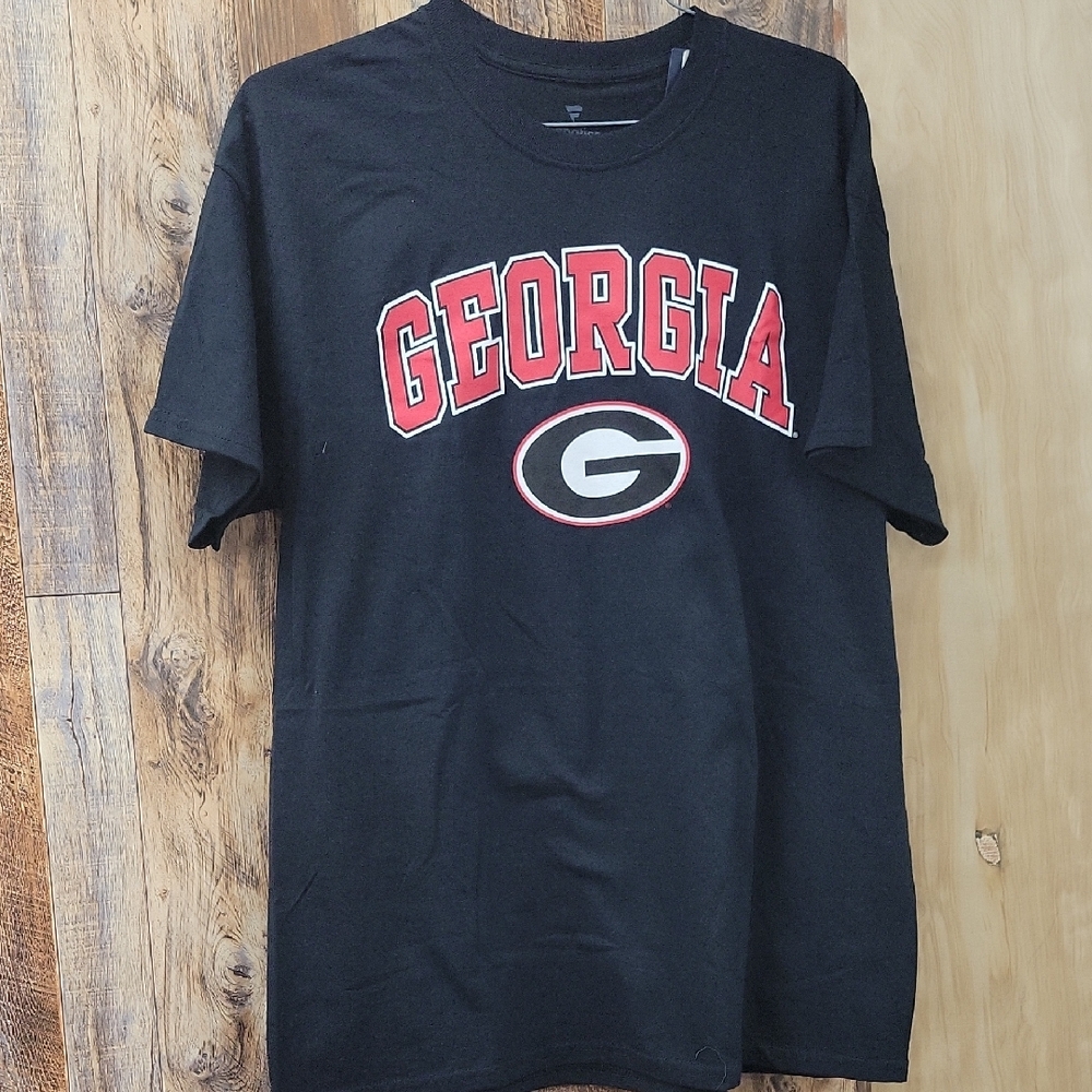 5 NEW UGA Georgia Black T-Shirt XL Unisex